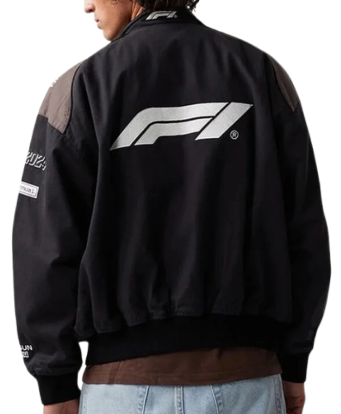 Formula 1 X Pacsun Pole Position Black Cotton Jacket
