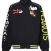 Formula 1 X Peanuts F175 Snoopy Dog F1 F175 PEANUTS Full Zip Black Racing Jacket