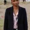 Found Gabi Mosely Wool Black Coat