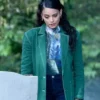 Found Lacey Quinn Green Cotton Blazer