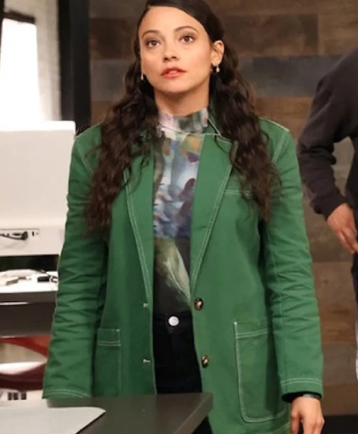 Found S02 Gabrielle Walsh Denim Blazer