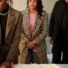 Found S02 Lacey Quinn Tweed Houndstooth Coat