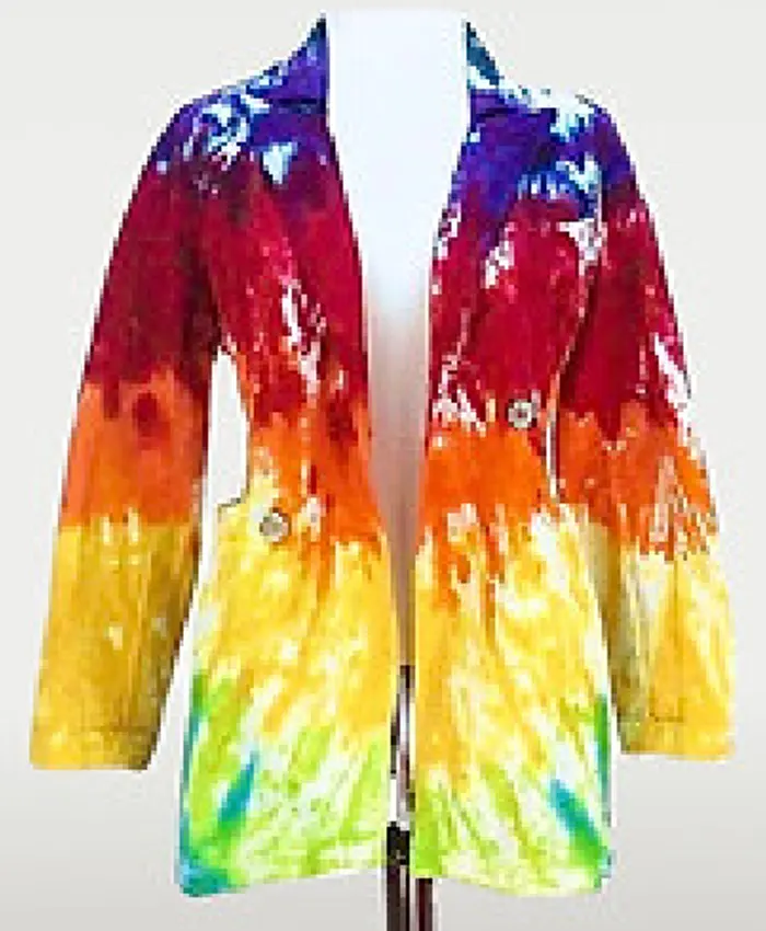 Fran Drescher The Nanny S04 Tie Dye Blazer