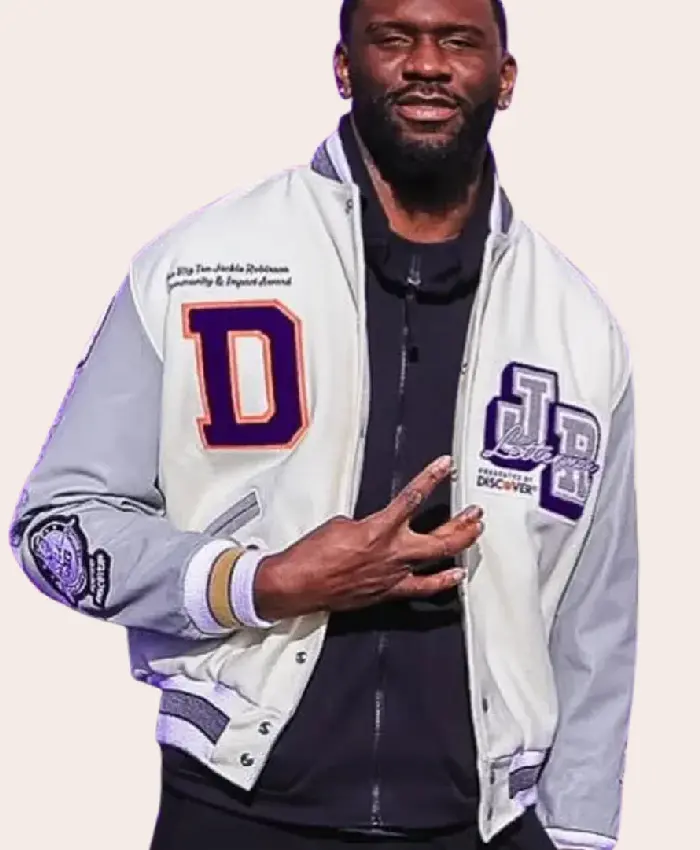 Franck Kepnang Jackie Robinson Letterman Jacket