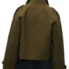 Frauds S1 Green Cropped Peacoat