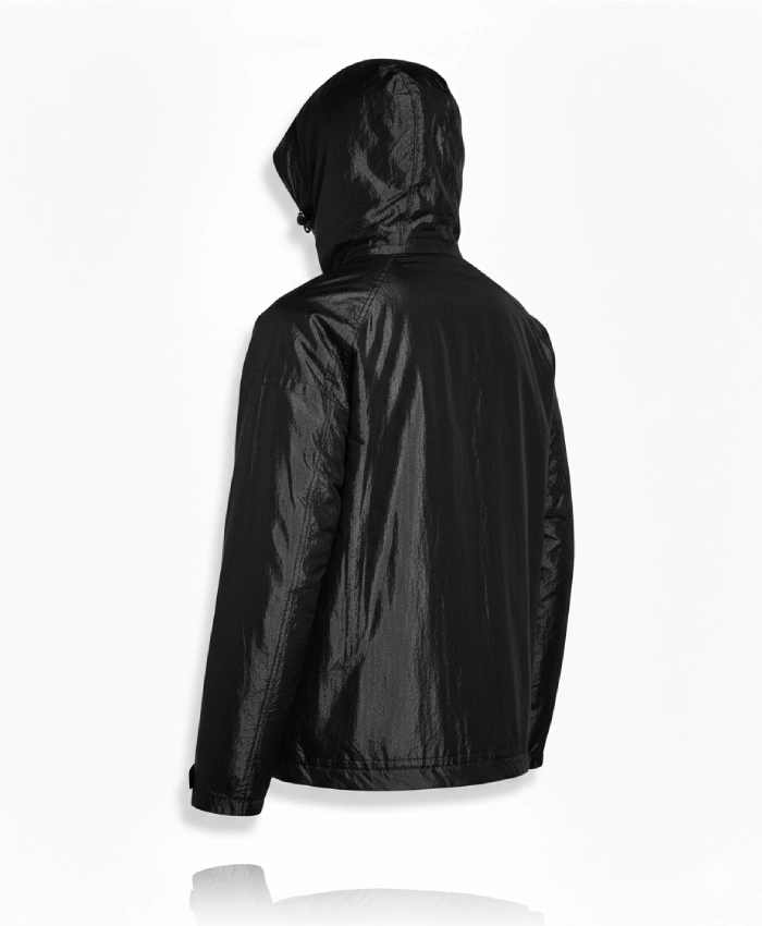 Full Metal Copper Zip Up Hooded Jacket For Sale