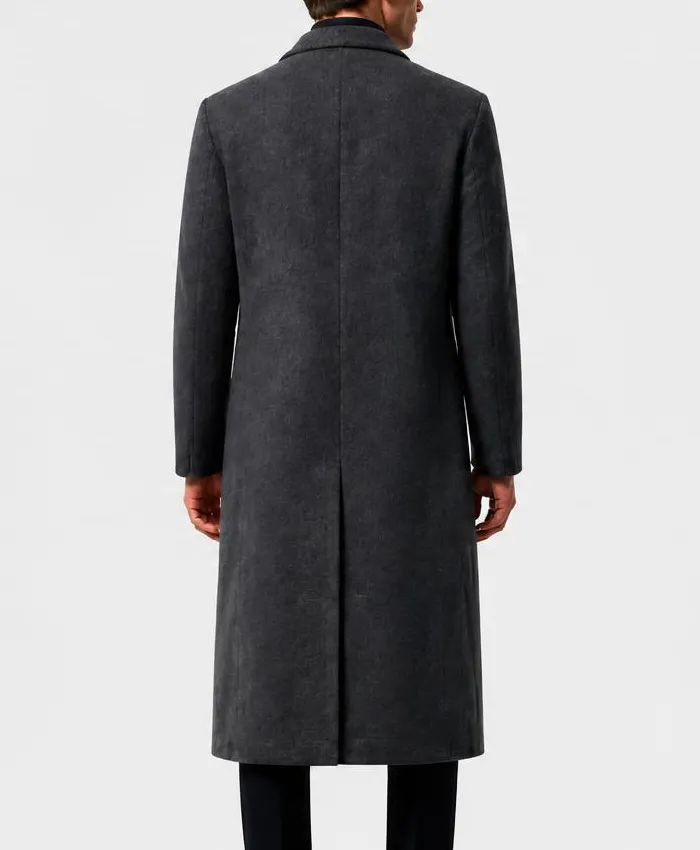 Furious 2026 Emmy Rossum Charcoal Grey Wool Coat Men
