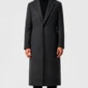 Furious 2026 Emmy Rossum Charcoal Grey Wool Coat Womens