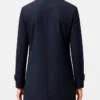 Furious 2026 Scoot McNairy Navy Cotton Overcoat Women