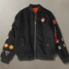 GO Trainer Gear Level 50 Pokemon Zip Up Black Bomber Jacket