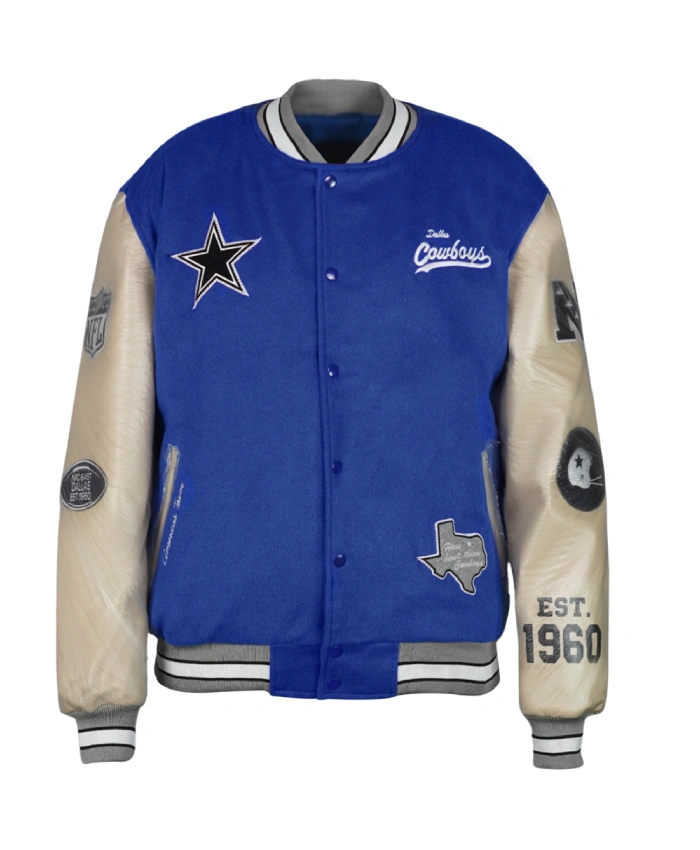 GOLF WANG Dallas Cowboys Varsity Full Snap Jacket