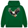 GOLF WANG Philadelphia Eagles Cutout Pullover Green Hoodie