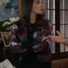 General Hospital 2025 Amanda Setton Floral Cardigan
