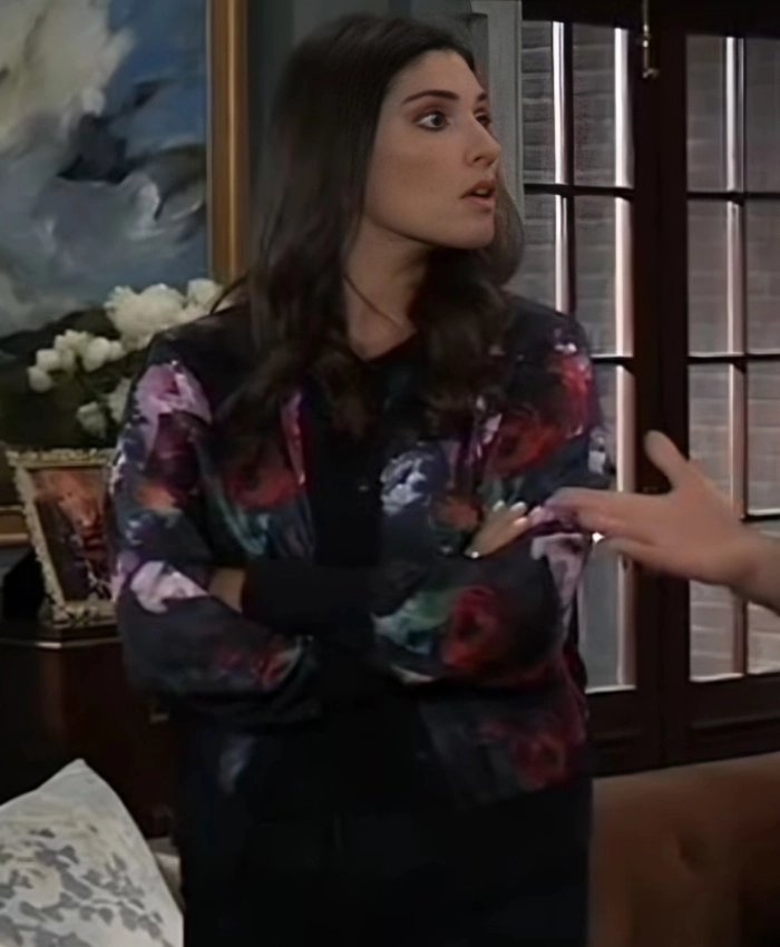 General Hospital 2025 Amanda Setton Floral Cardigan
