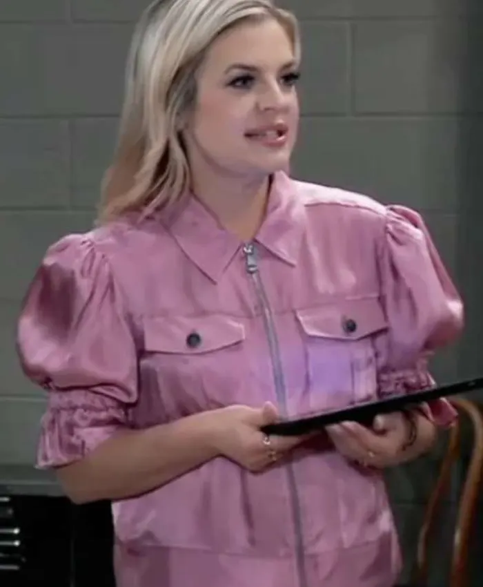 General Hospital 2025 Kirsten Storms Pink Jacket