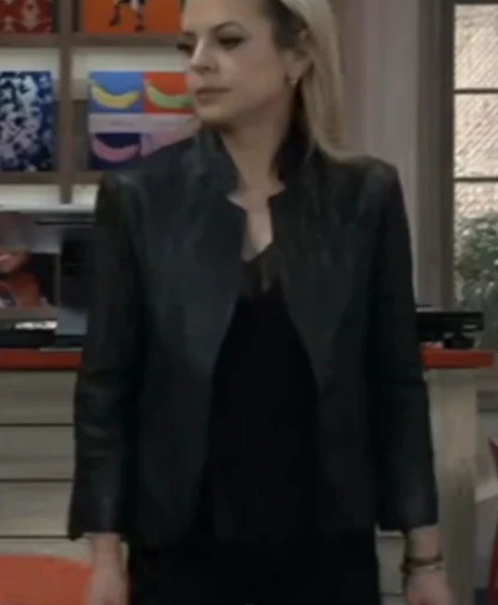 General Hospital 2025 Maxie Jones Black Leather Jacket