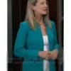General Hospital Nina Reeves Blue Blazer Coat 1