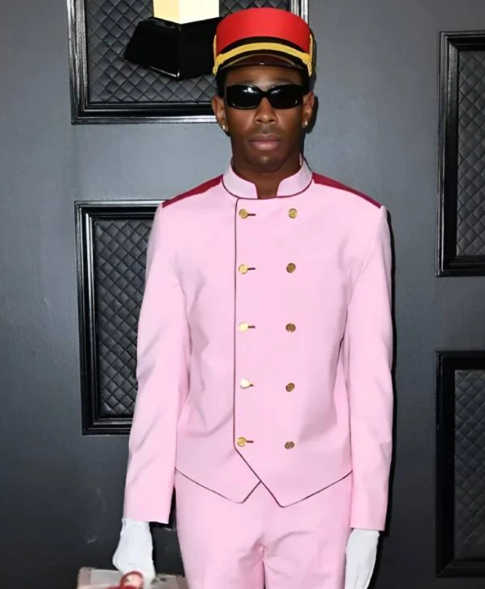 Tyler The Creator Pink Bellhop Suit - Image 4