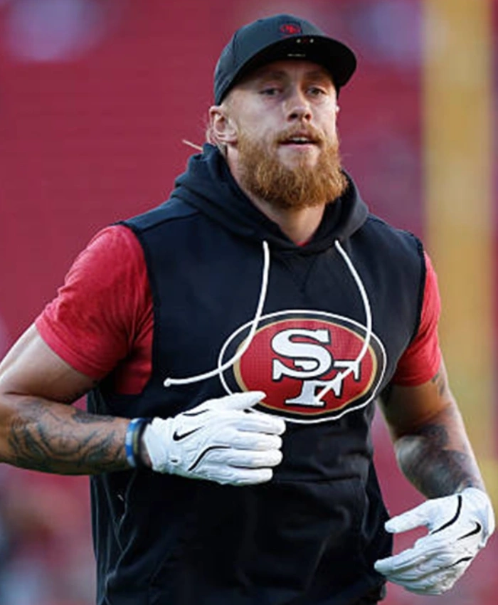 George Kittle San Francisco 49ers 2025 Black Hoodie Buy Now