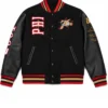George Lynch 25th Anniversary Of The 2001 Philadelphia 76ers Black Varsity Jacket