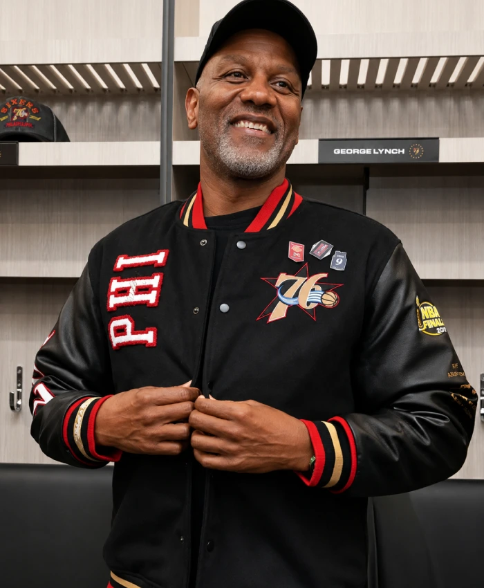 George Lynch 25th Anniversary Of The 2001 Philadelphia 76ers Jacket