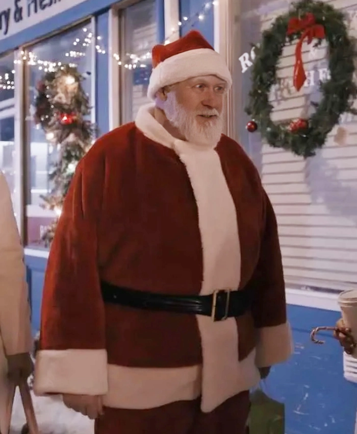 George Masswohl Everything Christmas Kris Kringle Red Santa Claus Coat