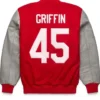 Get Now Archie Griffin Goat Varsity Red Jacket For Sale