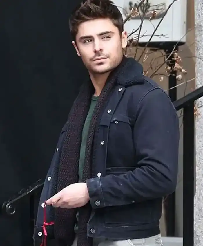 Get Now Awkward Moment Zac Efron Black Cotton Jacket For Sale