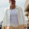 Get Now Kansas City Chiefs Travis Kelce White And Cream Suit For Sale