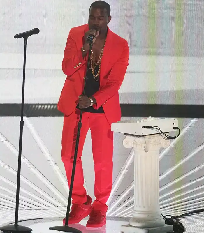 Get Now Kanye West MTV Award Show Red Suit For Sale