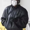 Get Now Kanye West Vintage Sporty Leather Jacket For Sale
