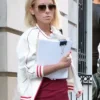 Get Now Kelly Ripa Freedom White Bomber Jacket For Unisex
