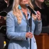 Get Now The Kelly Clarkson Show Miranda Lambert Blue Denim Blazer For Sale