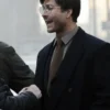 Get Now The Running Man Glen Powell Trench Blue Coat For Sale