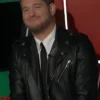 Get Now The Voice S026 Michael Buble Leather Black Jacket For Sale