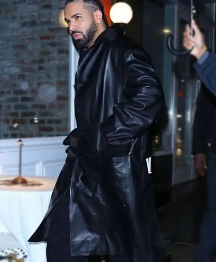 Get Now Vaffanculo Drake Black Leather Coat