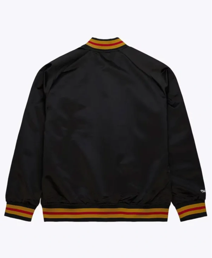 Azul Trujillo San Francisco 49ers Satin Raglan Jacket - Image 4