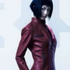 Ghost in The Shell Arise Motoko Kusanagi Maroon Jacket