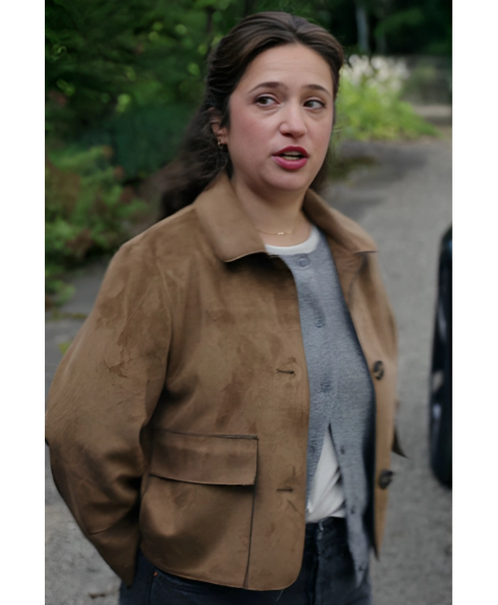 Alternative view of Ghosts US Abby Pinkus Suede Cropped Jacket