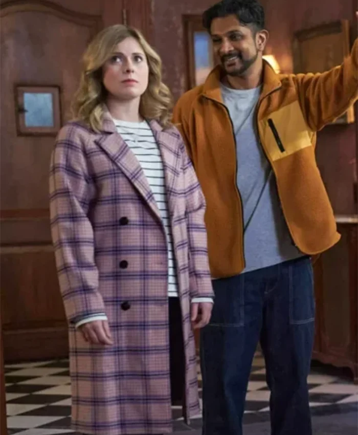 Ghosts US S03 Sam Pink Plaid Coat