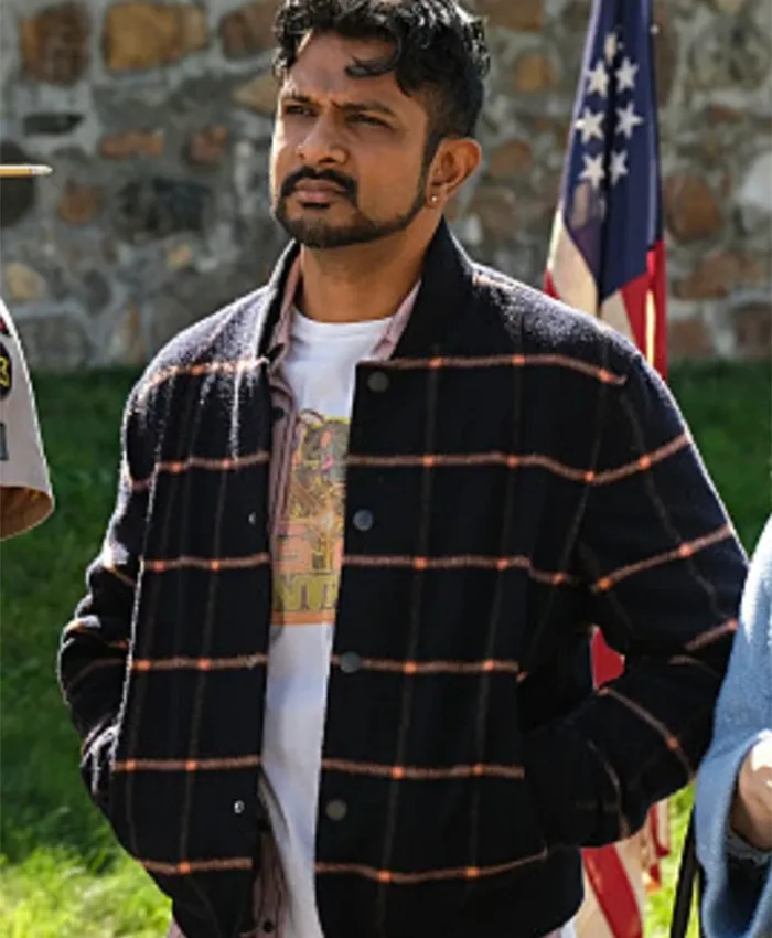 Ghosts US S04 Jay Black Plaid Jacket