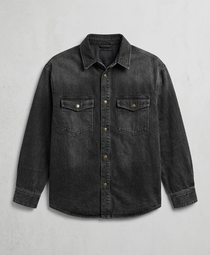 Giannis Antetokounmpo 2026 Mavericks Vs Bucks Black Denim Jacket