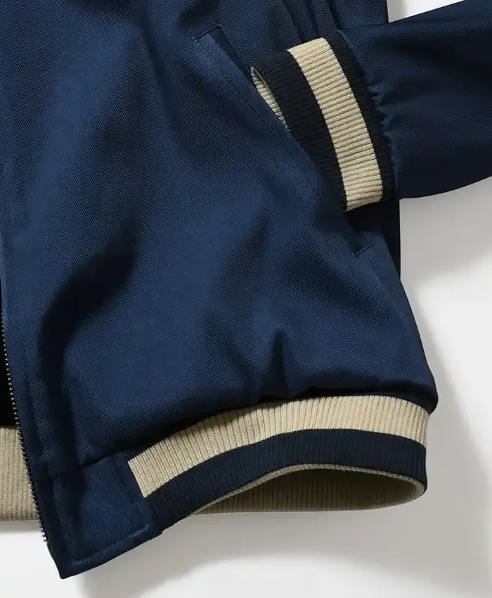 Godzilla HOMEGAME Souvenir Blue Bomber Jacket For Sale