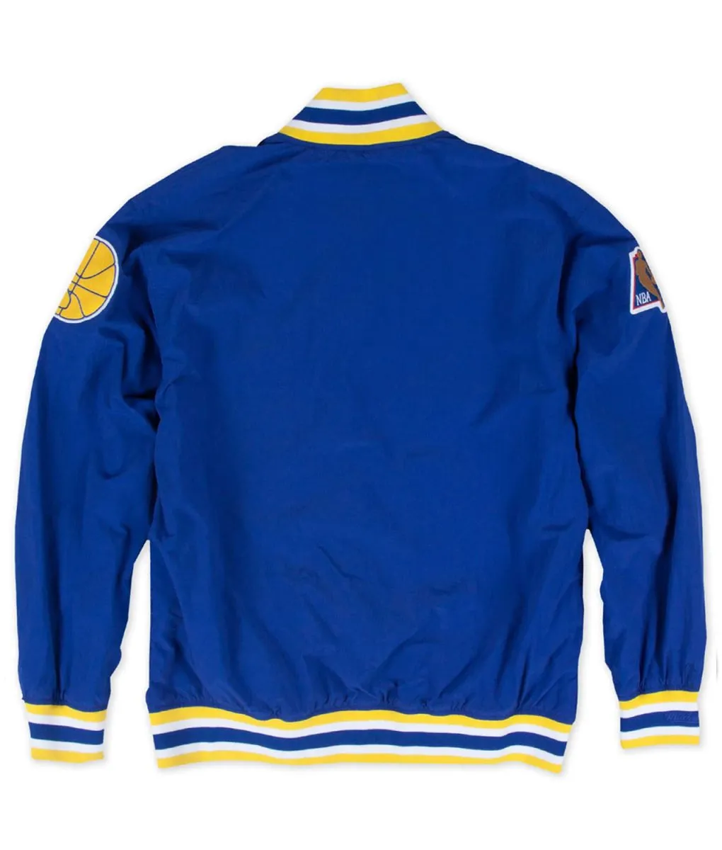 Golden State Warriors 1996 97 Warm Up Jacket Back
