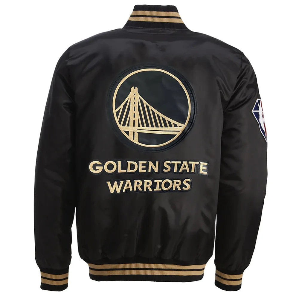 Golden State Warriors 75th Anniversary Jacket Back