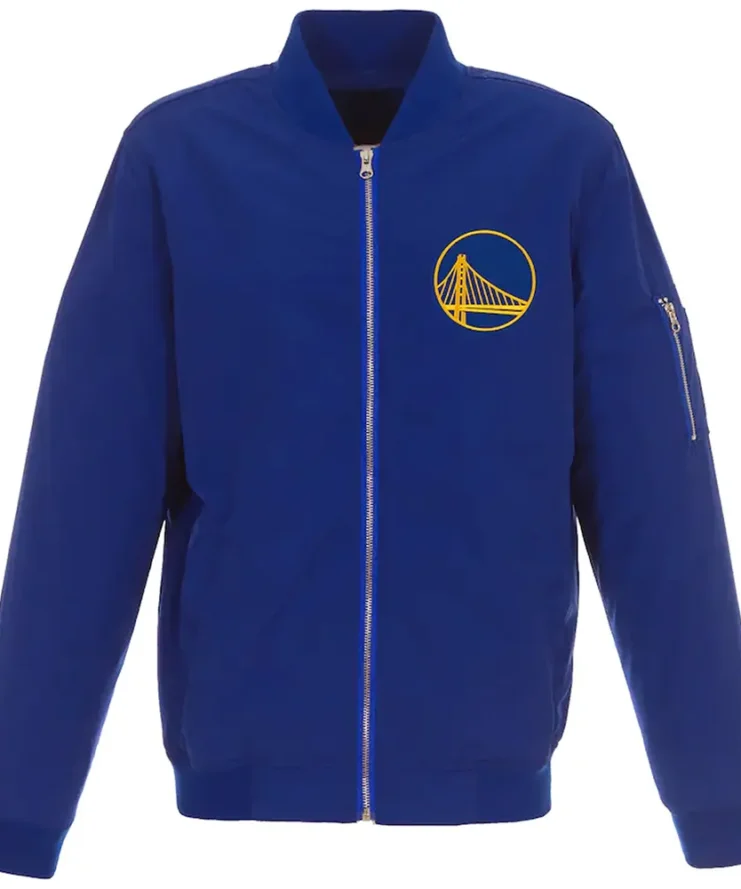 Golden State Warriors Bomber Nylon Lightweight Jacket