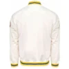 Golden State Warriors City Collection White Varsity Satin Jacket Back
