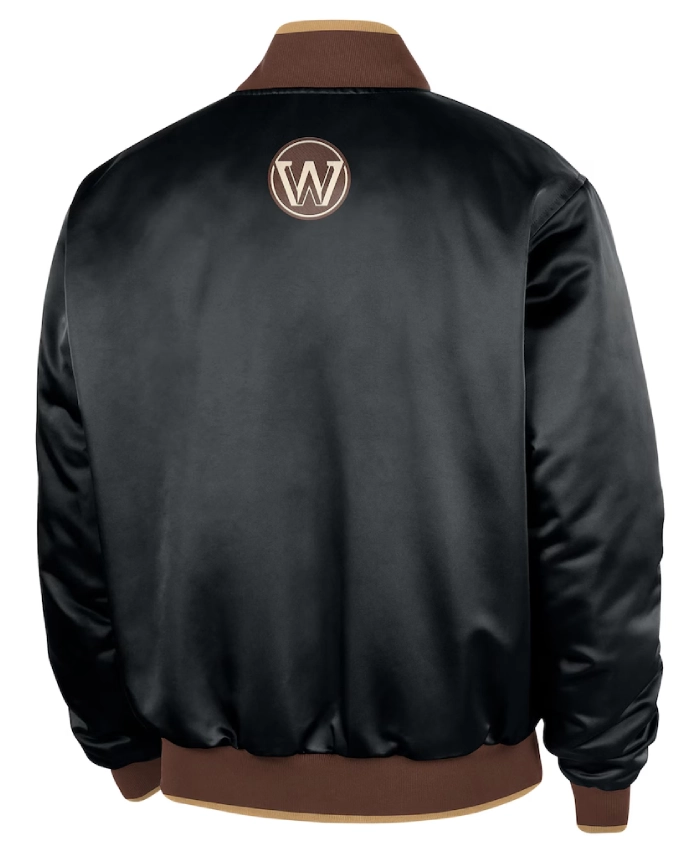 Golden State Warriors City Edition Black Bomber Jacket