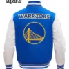Golden State Warriors Classic Rib Wool Varsity Jacket 1