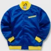 Golden State Warriors Heavyweight Royal Satin Jacket